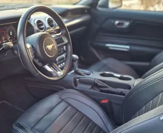 Ford Mustang Coupe 内饰，在西班牙 出租。一辆优秀的 4 座位车，配备 Automatic 变速箱。