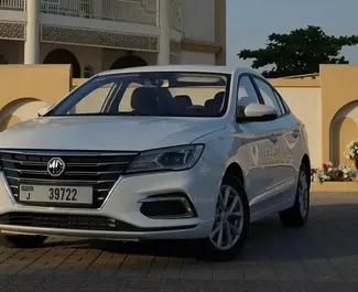 租赁 MG 5 的正面视图，在迪拜, 阿联酋 ✓ 汽车编号 #14760。✓ Automatic 变速箱 ✓ 0 评论。