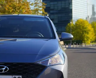 在 在哈萨克斯坦 租赁 Hyundai Accent 2021 汽车，特点包括 ✓ 使用 Petrol 燃料和 110 马力 ➤ 起价 20000 KZT 每天。