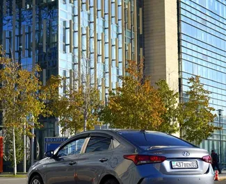 租车 Hyundai Accent #14745 Automatic 在 在阿拉木图，配备 1.6L 发动机 ➤ 来自 詹博拉特 在哈萨克斯坦。