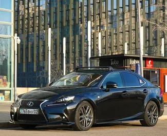 租赁 Lexus IS250 的正面视图，在阿拉木图, 哈萨克斯坦 ✓ 汽车编号 #14739。✓ Automatic 变速箱 ✓ 0 评论。