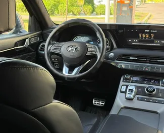 Hyundai Palisade 租赁。在 在哈萨克斯坦 出租的 舒适性, 高级, 交叉 汽车 ✓ Without Deposit ✓ 提供 TPL 保险选项。