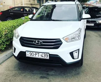 租赁 Hyundai Creta 的正面视图，在巴库, 阿塞拜疆 ✓ 汽车编号 #15066。✓ Automatic 变速箱 ✓ 0 评论。