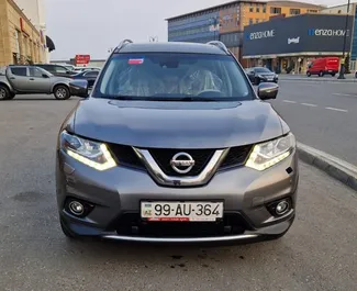 租赁 Nissan X-Trail 的正面视图，在巴库, 阿塞拜疆 ✓ 汽车编号 #15071。✓ Automatic 变速箱 ✓ 0 评论。