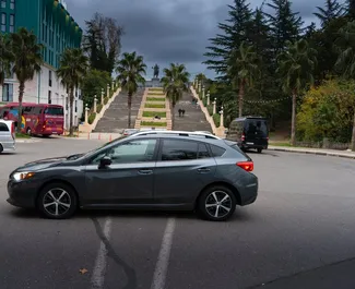 租赁 Subaru Impreza 的正面视图，在库塔伊西, 格鲁吉亚 ✓ 汽车编号 #9343。✓ Automatic 变速箱 ✓ 1 评论。