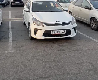 租赁 Kia Rio 的正面视图，在巴库, 阿塞拜疆 ✓ 汽车编号 #13505。✓ Automatic 变速箱 ✓ 0 评论。