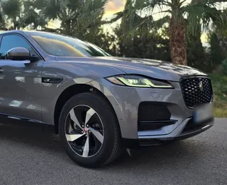 租赁 Jaguar F-PACE 的正面视图，在阿利坎特, 西班牙 ✓ 汽车编号 #15115。✓ Automatic 变速箱 ✓ 0 评论。
