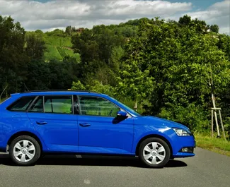 Skoda Fabia Combi 2019 的 Petrol 1.0L 发动机，在 在布达佩斯 出租。