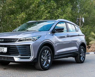 租赁 Geely Coolray 的正面视图，在迪拜, 阿联酋 ✓ 汽车编号 #15381。✓ Automatic 变速箱 ✓ 0 评论。