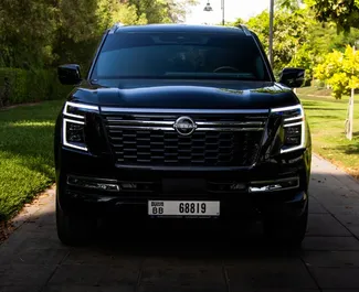 租赁 Nissan Patrol 的正面视图，在迪拜, 阿联酋 ✓ 汽车编号 #6168。✓ Automatic 变速箱 ✓ 0 评论。