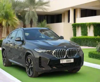 租赁 BMW X6 的正面视图，在迪拜, 阿联酋 ✓ 汽车编号 #15328。✓ Automatic 变速箱 ✓ 0 评论。