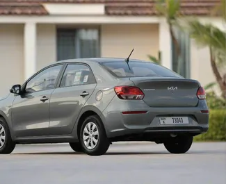 Kia Pegas 2025 在 在迪拜 可租赁，具有 250 km/day 里程限制。