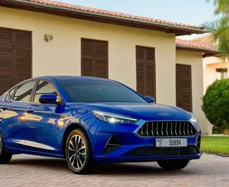 租赁 JAC J7 的正面视图，在迪拜, 阿联酋 ✓ 汽车编号 #15433。✓ Automatic 变速箱 ✓ 0 评论。