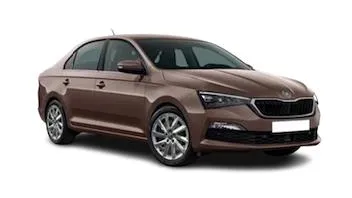 Skoda Rapid 2024 dark brown